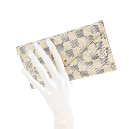 Louis Vuitton Damier Azur Long Origami Wallet 2 of 9