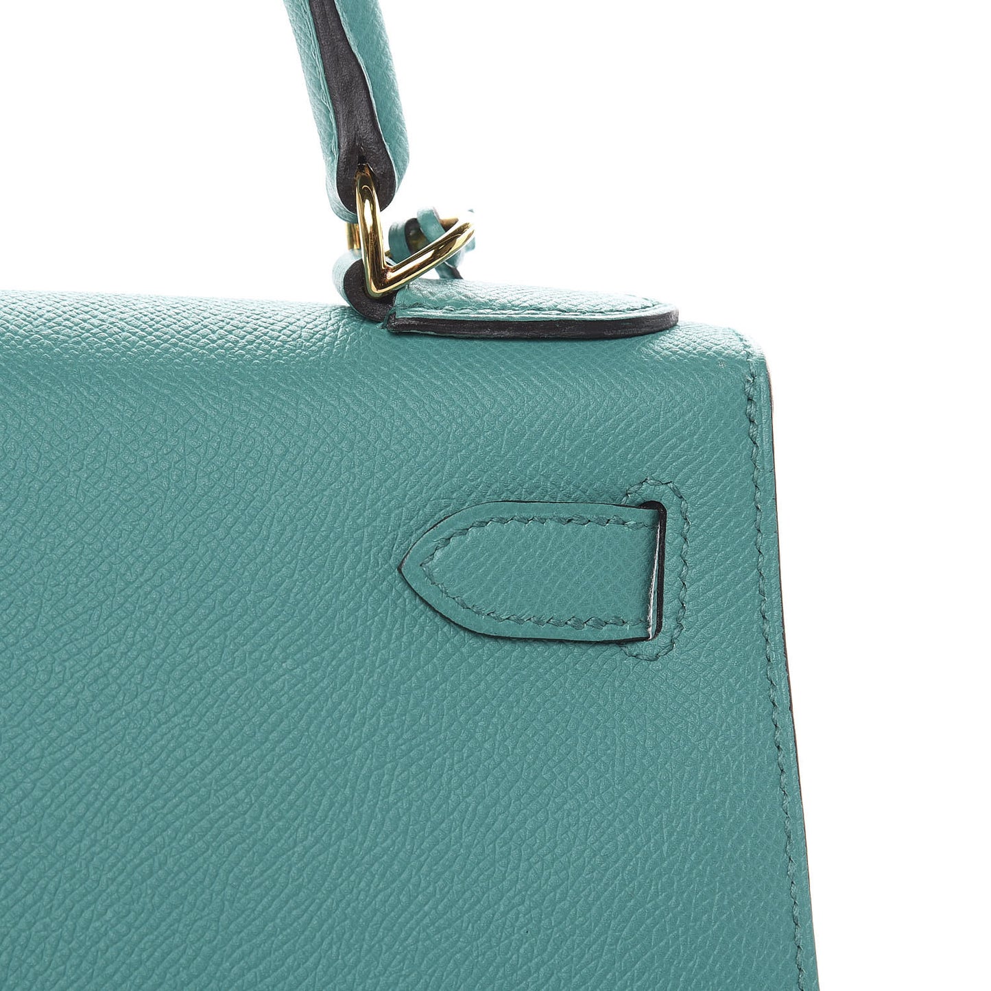 Epsom Kelly Sellier 28 Bleu Paon
