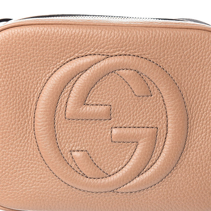 Gucci Pebbled Calfskin Small Soho Disco Bag Rose Beige 10 of 11