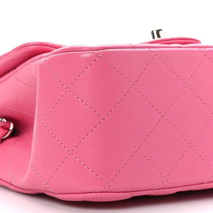 Chanel Lambskin Quilted Mini Square Flap Pink 8 of 9