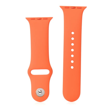 Hermes Silicone 41mm Apple Sports Watch Single Tour Band Orange 1 of 5