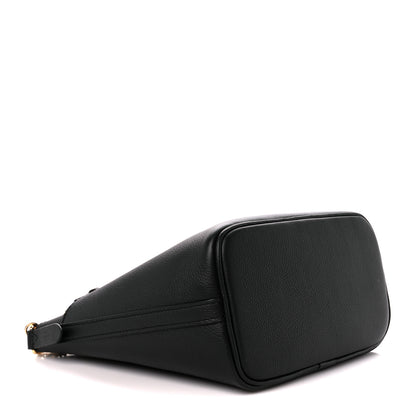 Louis Vuitton Calfskin Lock and Walk Bucket Black 4 of 11