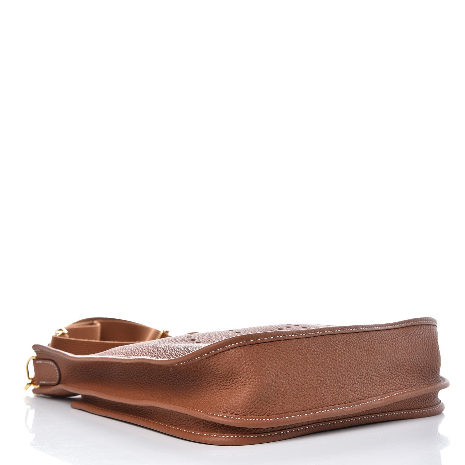 Hermes Taurillon Clemence Evelyne III PM Gold 4 of 9