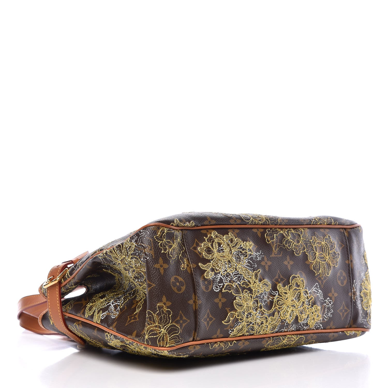 Louis Vuitton Monogram Dentelle Batignolles Horizontal Gold 4 of 9