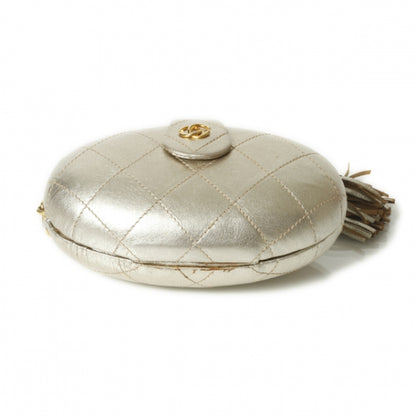 Chanel Hard Case Tassel Evening Bag Metallic 3 of 12