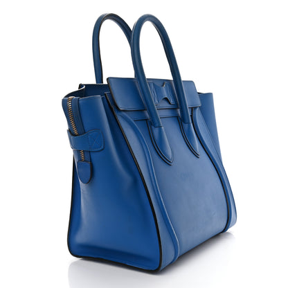 Celine Smooth Calfskin Mini Luggage Royal Blue 2 of 21