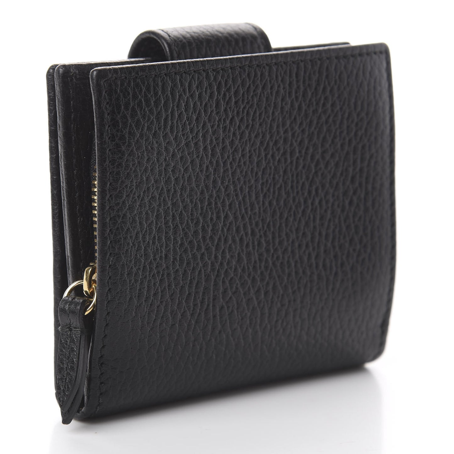Dollar Calfskin GG Marmont French Wallet Black