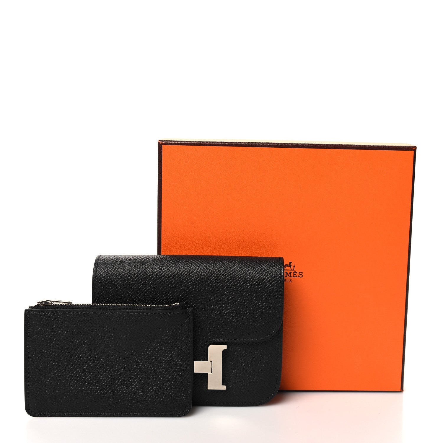 Hermes Epsom Constance Slim Wallet Black 12 of 12