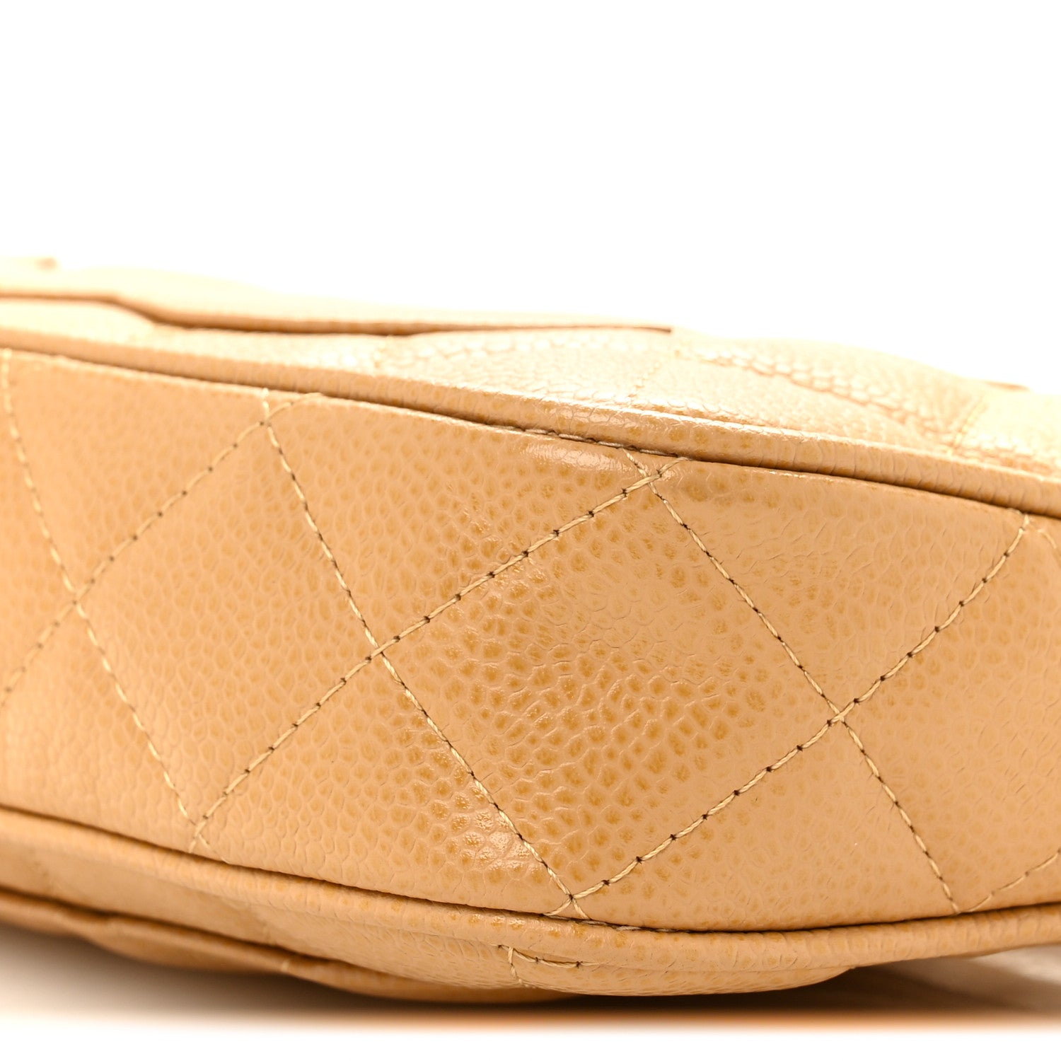 Chanel Caviar Quilted Timeless CC Shoulder Bag Beige 10 of 13