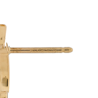 Tiffany 18K Yellow Gold T Smile Stud Earrings 4 of 4