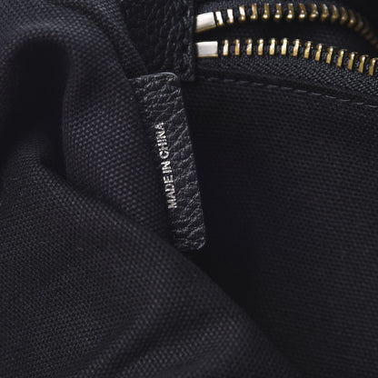 Burberry Overdyed Canvas Mega Check Drifton Backpack Black 6 of 10