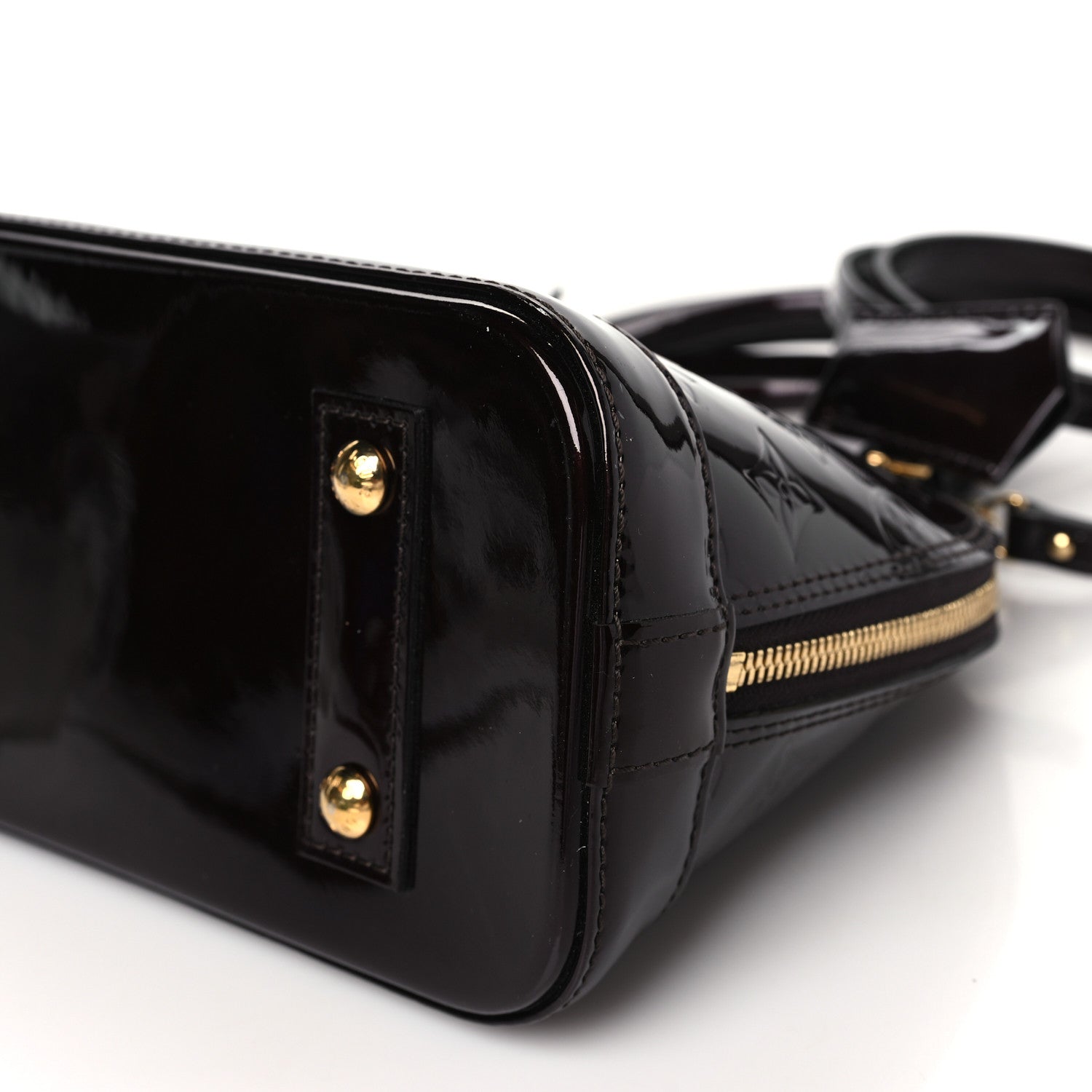 Louis Vuitton Vernis Alma BB Griotte 9 of 9