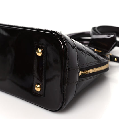 Louis Vuitton Vernis Alma BB Griotte 9 of 9