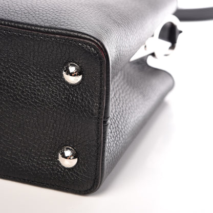 Louis Vuitton Taurillon Capucines PM Black 6 of 9