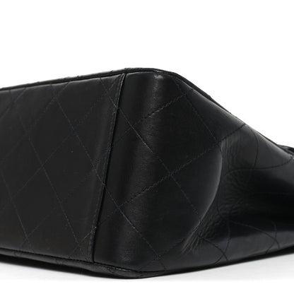 Chanel Lambskin Quilted XL Jumbo Single Flap Black 10 of 10