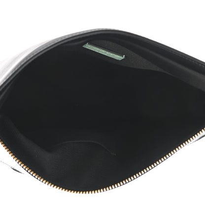Loewe Calfskin Embroidered Bat T Pouch Black 5 of 7