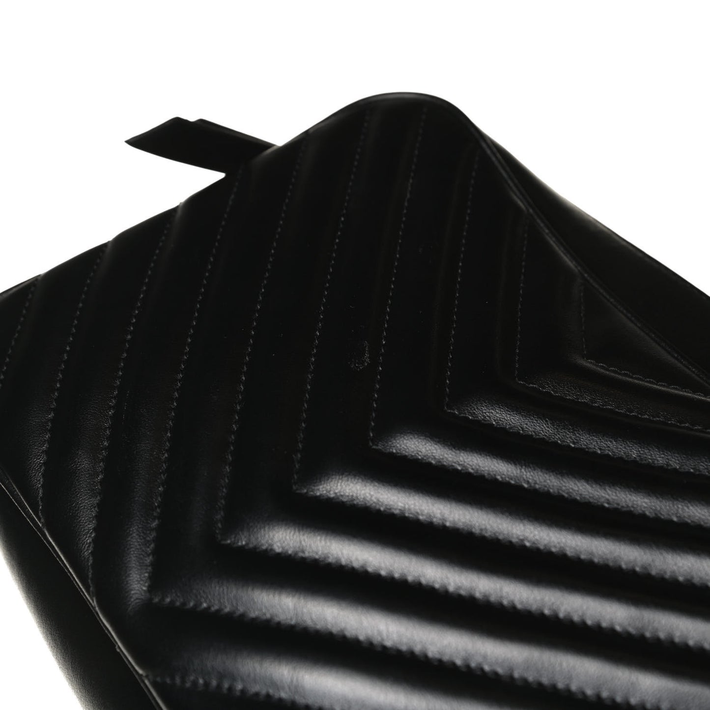 Calfskin Matelasse Monogram Lou Camera Bag Black