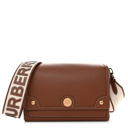 Burberry Calfskin Note Crossbody Bag Tan 1 of 10