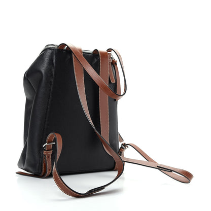 Loewe Calfskin Small Goya Backpack Black Tan 2 of 10
