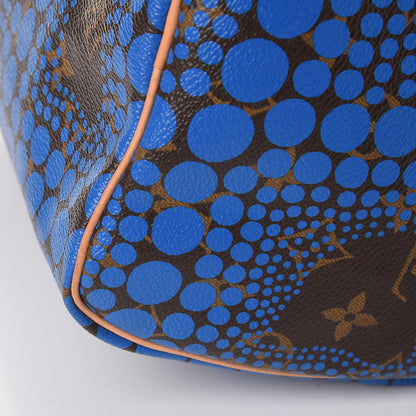 Louis Vuitton Monogram Kusama Town Speedy 30 Blue 12 of 12