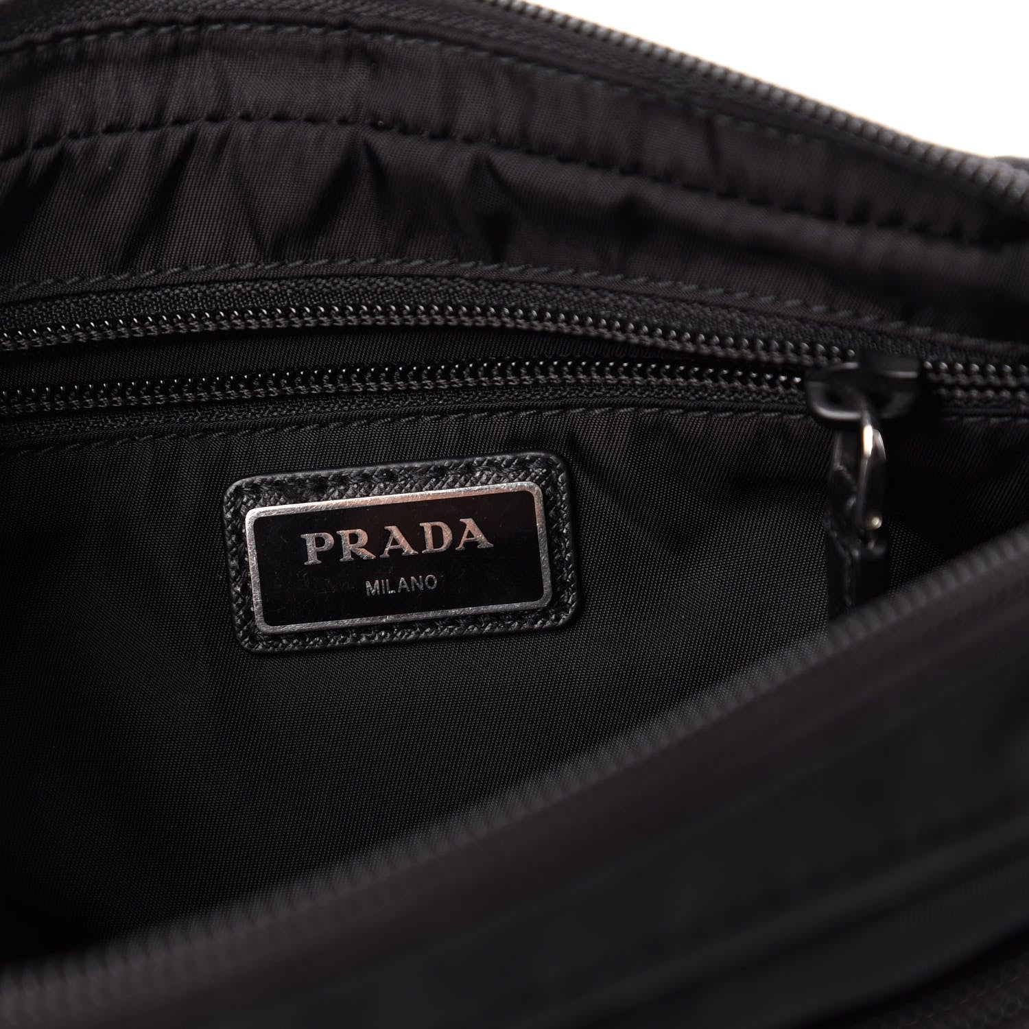 Prada Tessuto Nylon Belt Bag Black 8 of 10