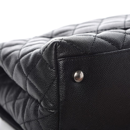 Chanel Caviar Lizard Quilted Small Coco Handle Flap Black 11 of 11