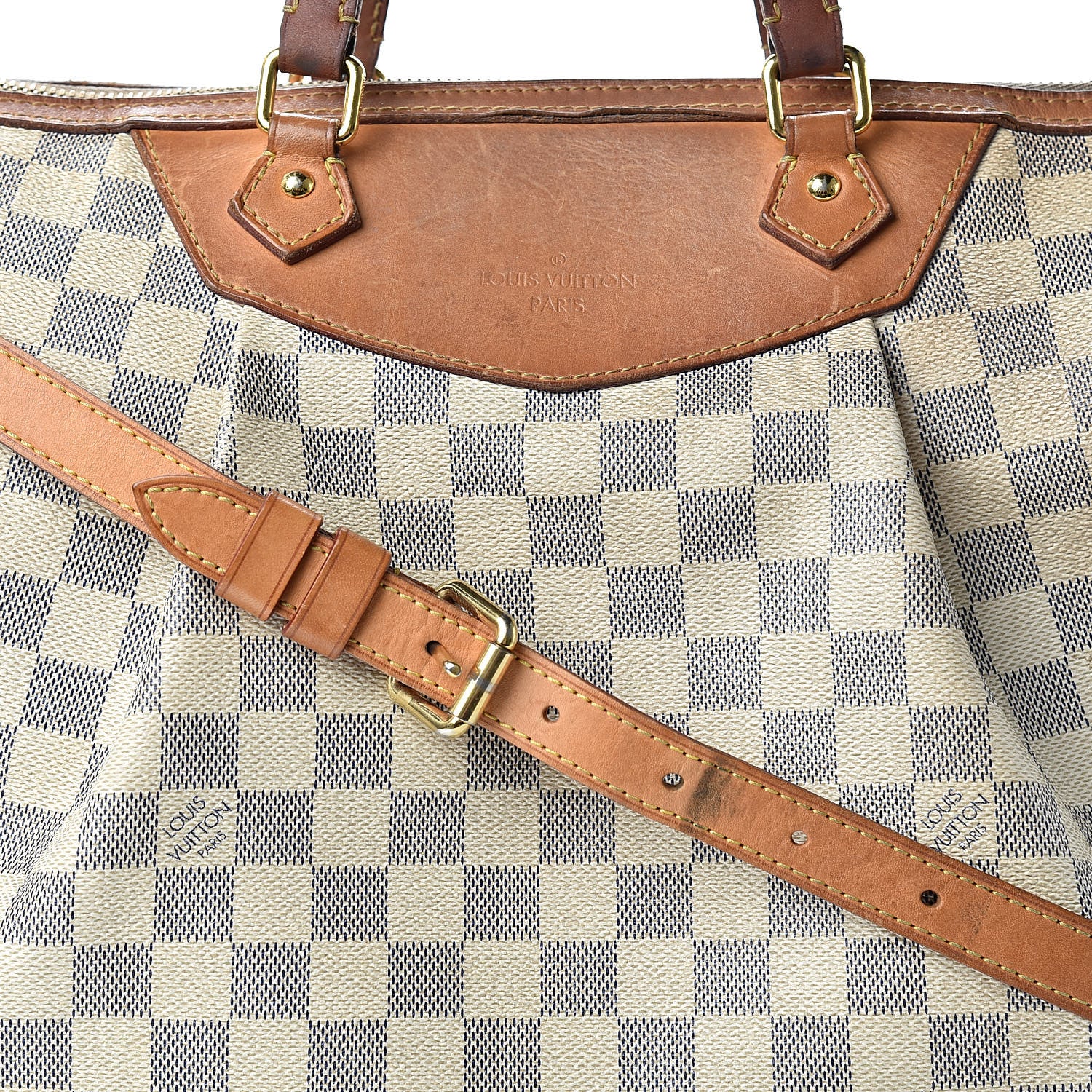 Louis Vuitton Damier Azur Siracusa GM 8 of 25