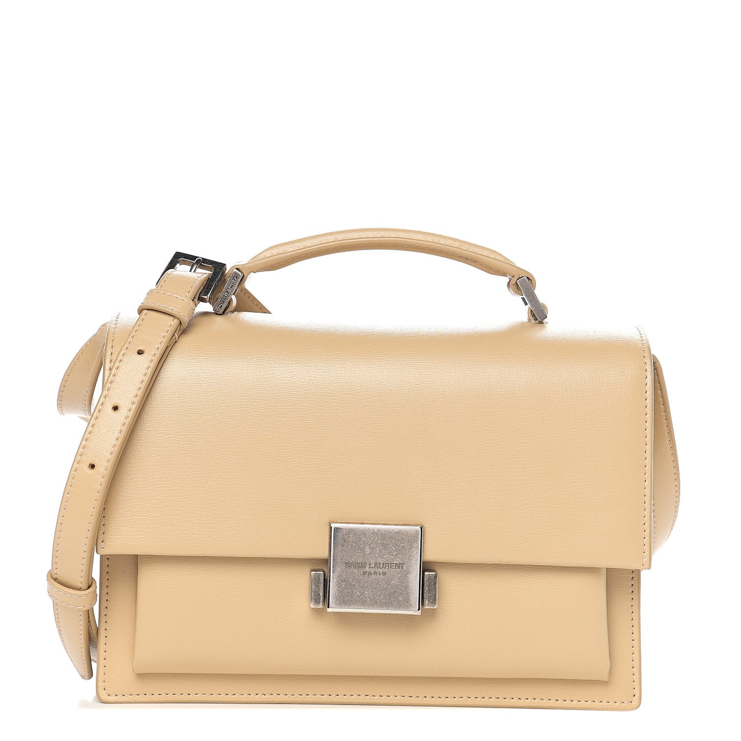 Calfskin Medium Bellechasse Satchel Beige