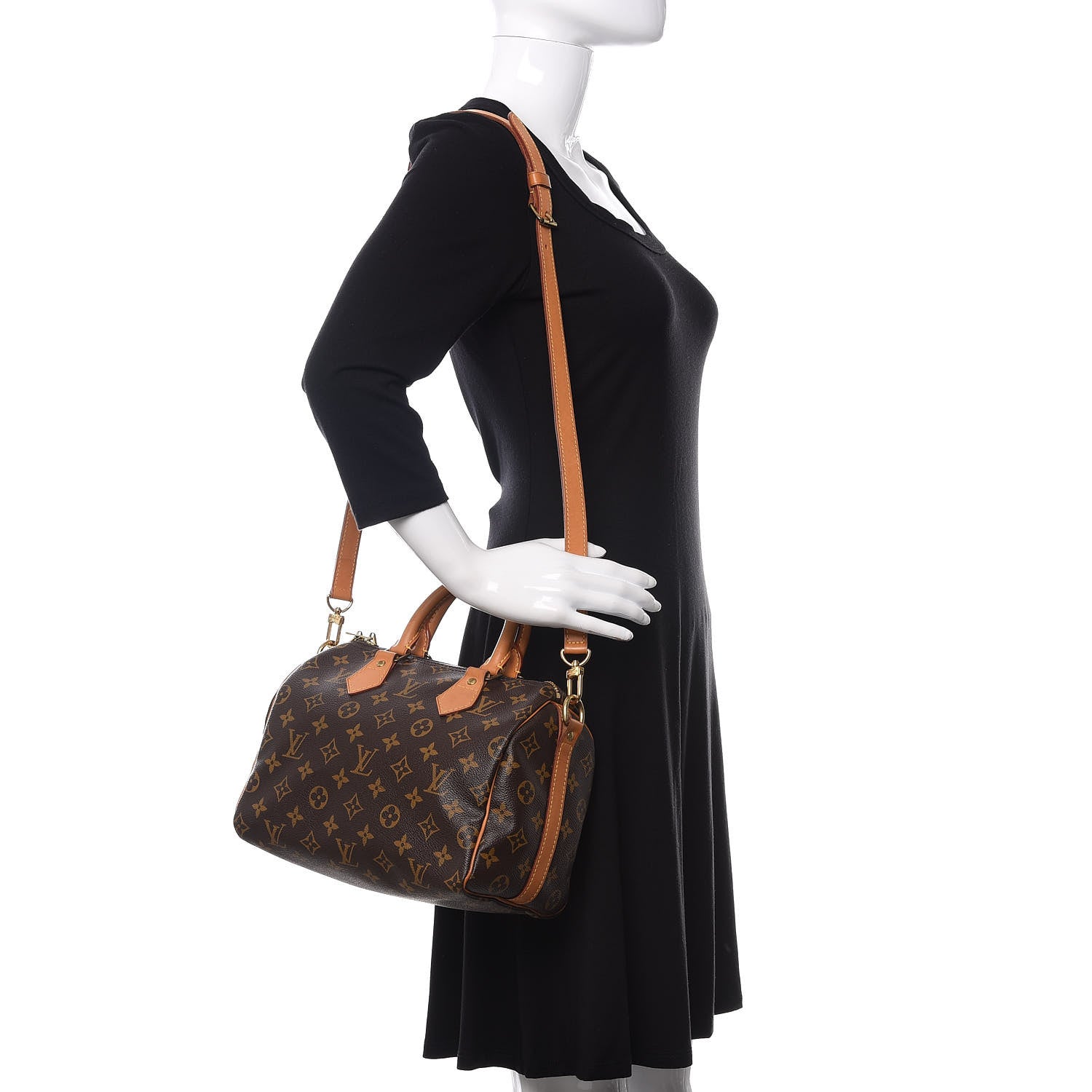 Louis Vuitton Monogram Speedy Bandouliere 25 2 of 14