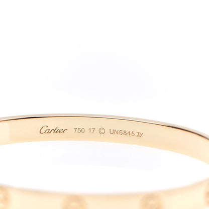 Cartier 18K Yellow Gold LOVE Bracelet 17 3 of 3
