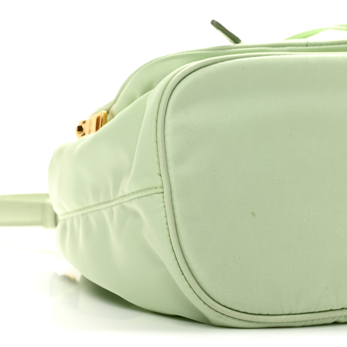 Prada Re-Nylon Saffiano Duet Bucket Crossbody Bag Acqua 9 of 10
