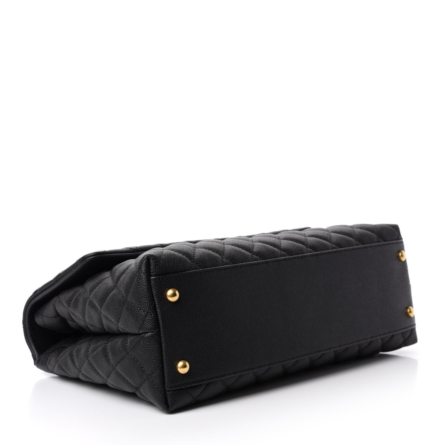 Chanel Caviar Quilted Medium Coco Handle Flap Black 5 of 11