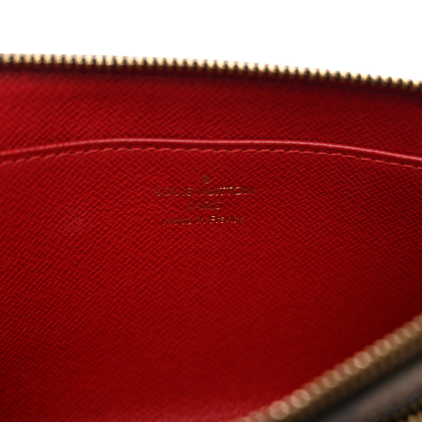 Damier Ebene Complice Trunks and Bags Wallet Red