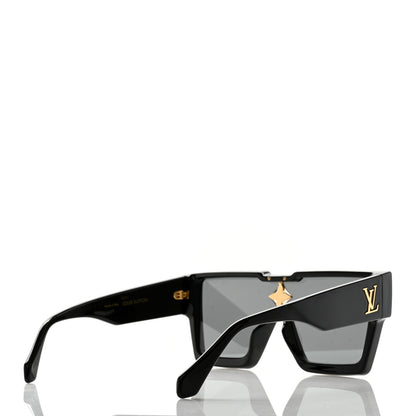 Louis Vuitton Acetate Swarovski Crystal Cyclone Sunglasses Z1578W Black 4 of 9