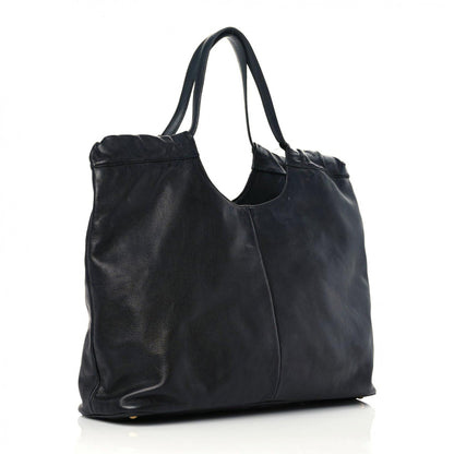 Saint Laurent Calfskin Belle de Jour Cabas Tote Black 3 of 27