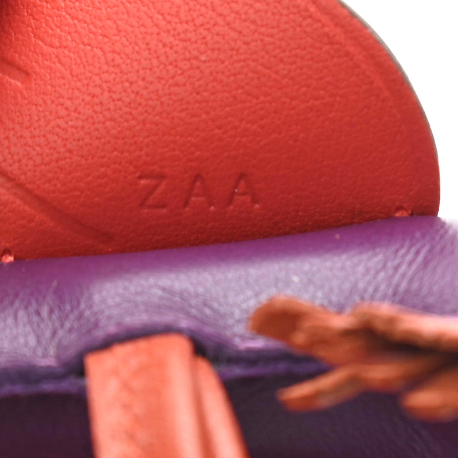 Hermes Milo Lambskin Grigri Rodeo Pegase Horse Bag Charm PM Violet Cornaline Capucine 4 of 4
