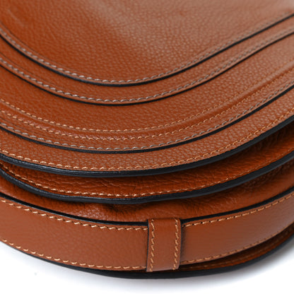 Chloe Calfskin Medium Marcie Round Crossbody Bag Tan 12 of 12