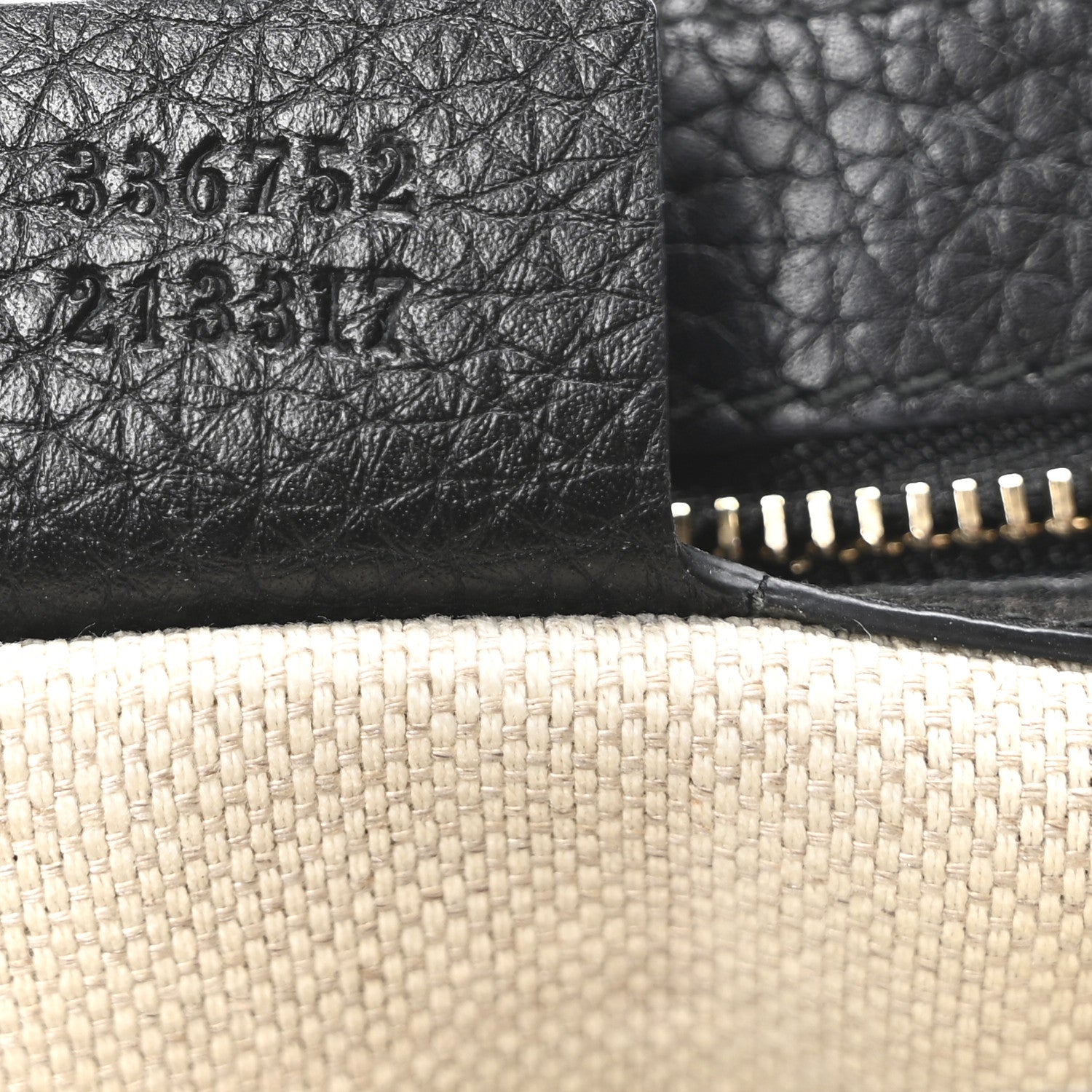 Gucci Pebbled Calfskin Medium Soho Flap Crossbody Black 7 of 10