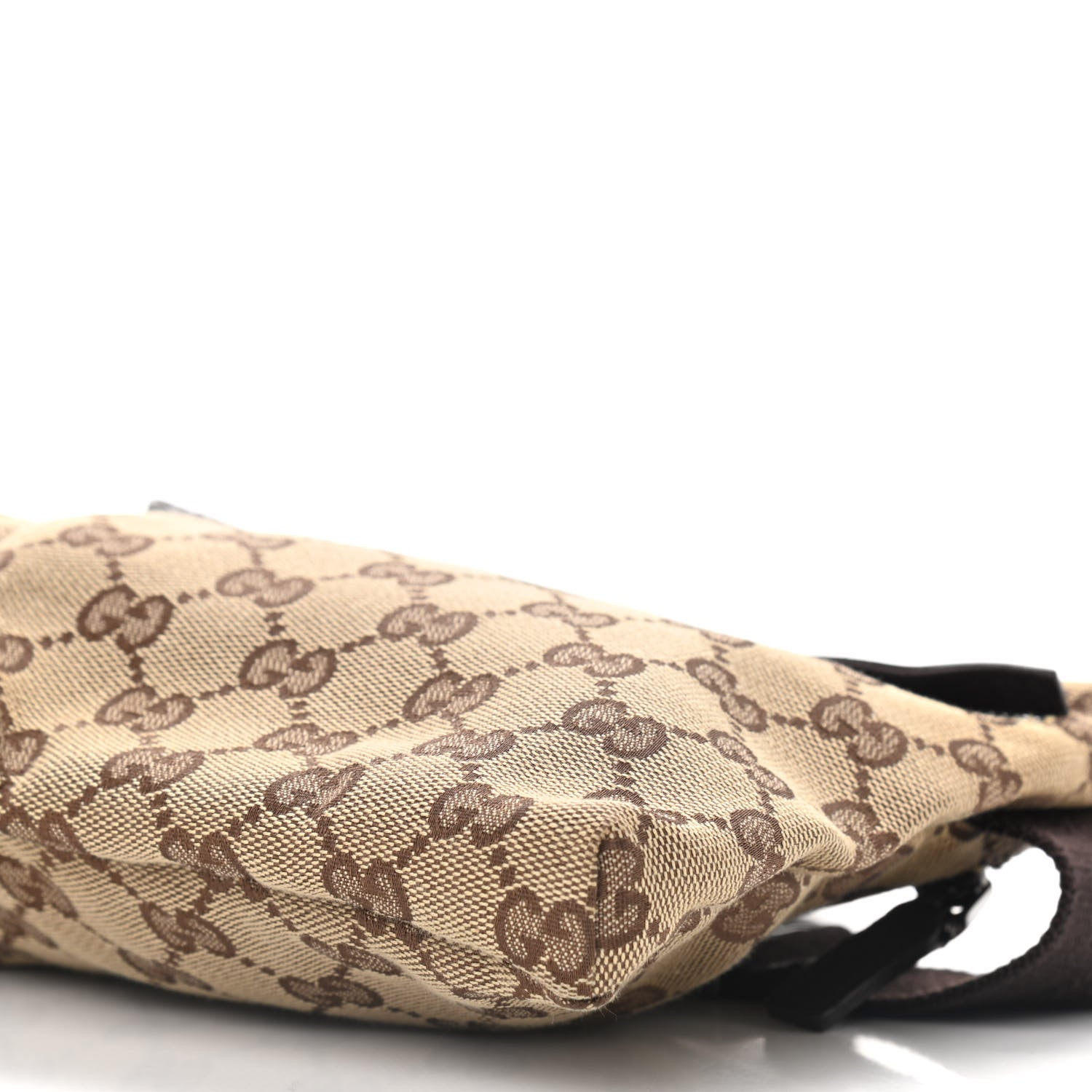 Gucci GG Monogram Double Pocket Belt Bag Dark Brown 10 of 10