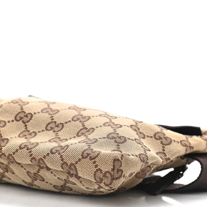 Gucci GG Monogram Double Pocket Belt Bag Dark Brown 10 of 10