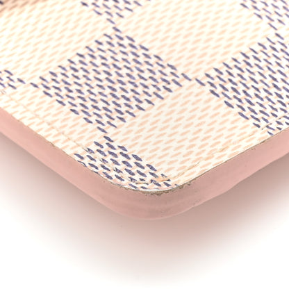 Louis Vuitton Damier Azur Recto Verso Card Holder Rose Ballerine 9 of 11