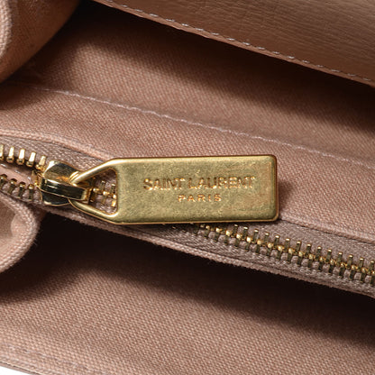 Saint Laurent Calfskin Canvas Small Muse Two Beige 9 of 10