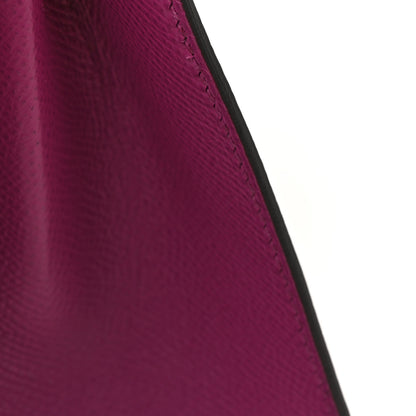 Hermes Epsom Kelly Sellier 28 Rose Pourpre 13 of 15