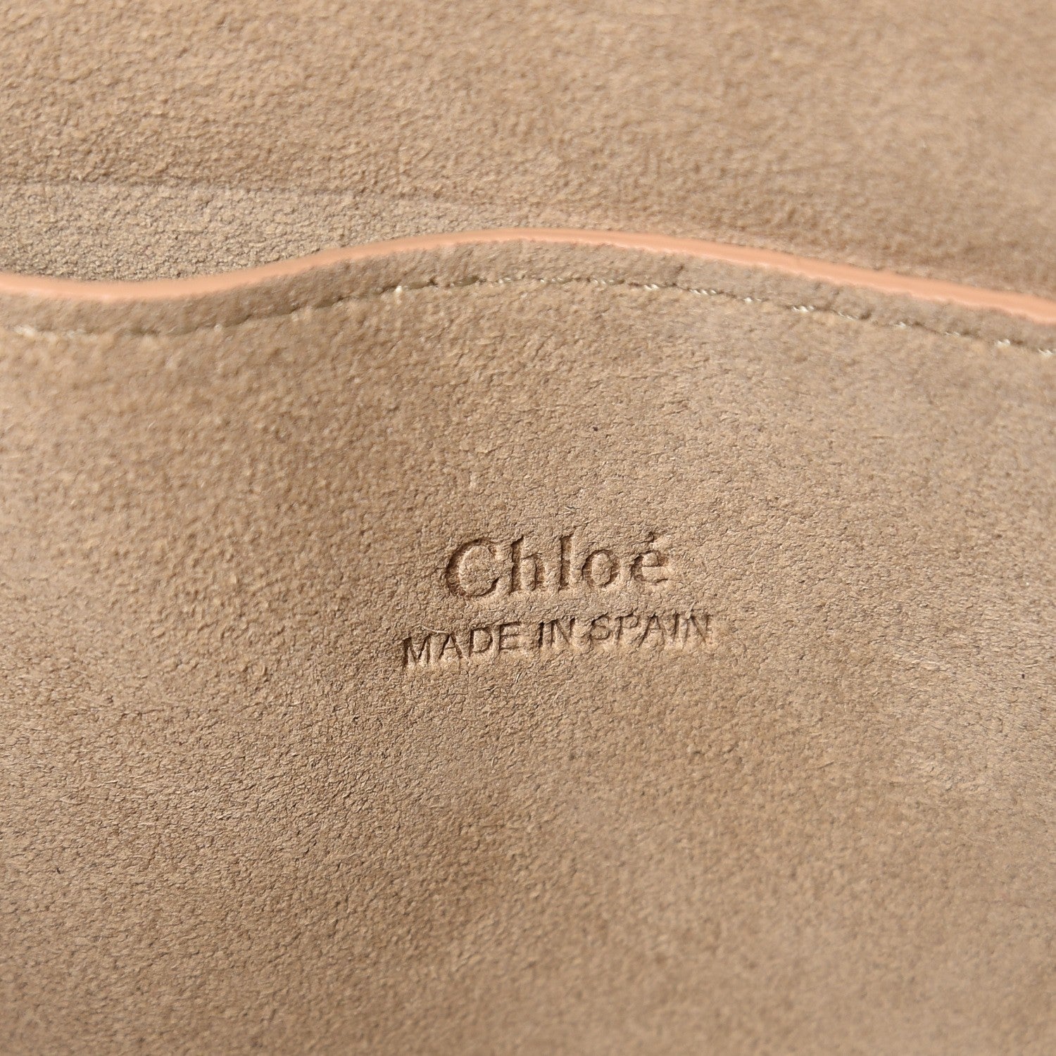Chloe Suede Python Calfskin Small Faye Shoulder Bag Moka 6 of 6