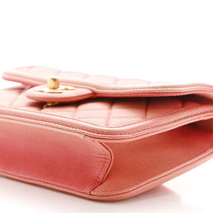 Chanel Caviar Quilted Sunset On The Sea Waist Bag Coral 10 of 10