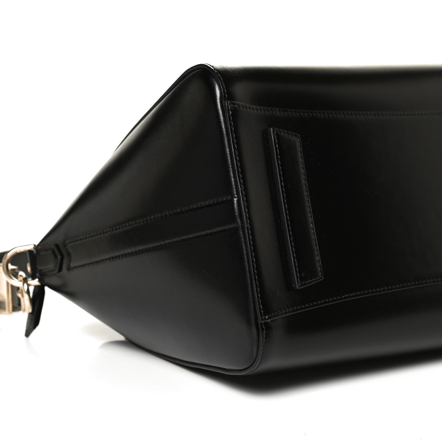 Shiny Lord Calfskin Medium Antigona Black