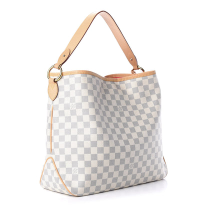 Louis Vuitton Damier Azur Delightful MM Pink 3 of 10