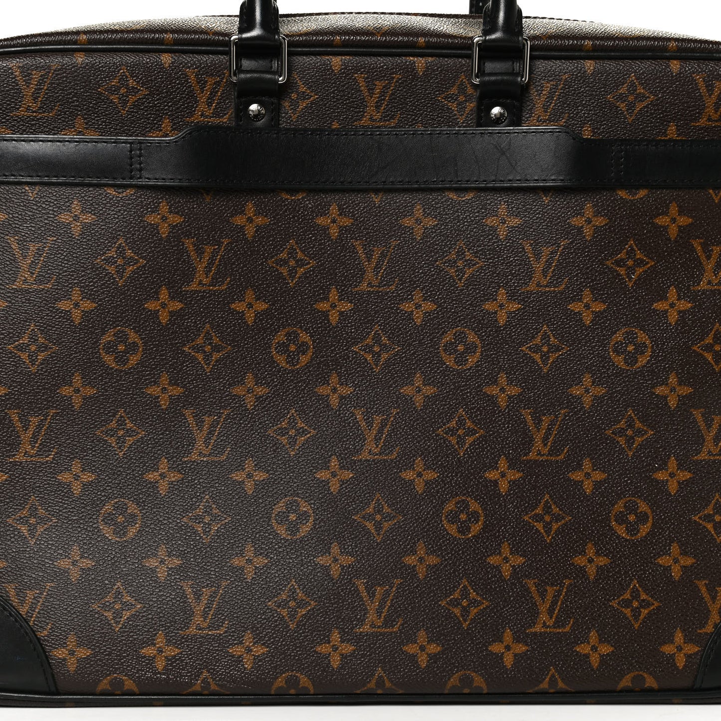 Monogram Macassar Porte Documents Voyage Soft Briefcase
