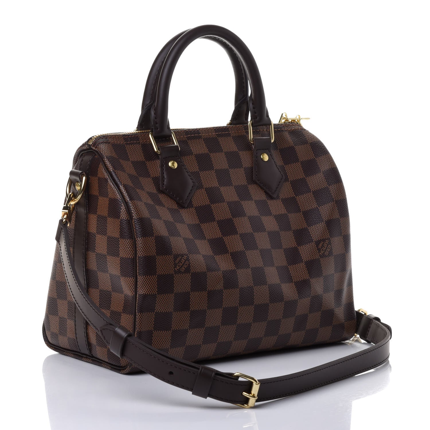 Louis Vuitton Damier Ebene Speedy Bandouliere 25 3 of 5
