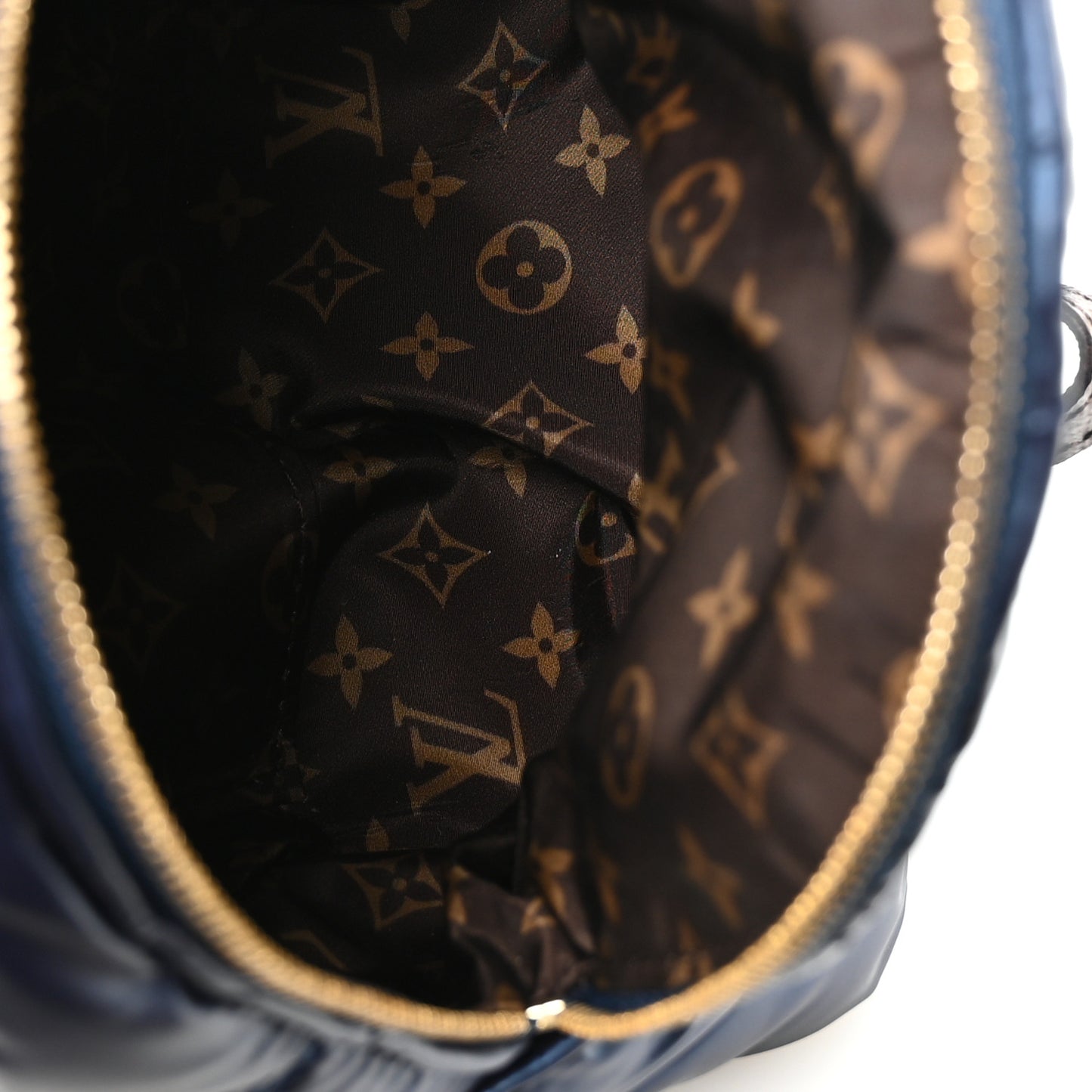 Econyl Mini Monogram Pillow Palm Springs Backpack Mini Navy